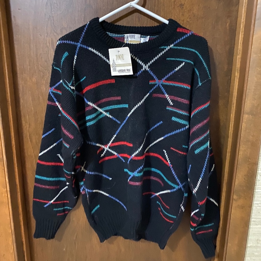 London Fog Mens crew neck sweater NWT    XL